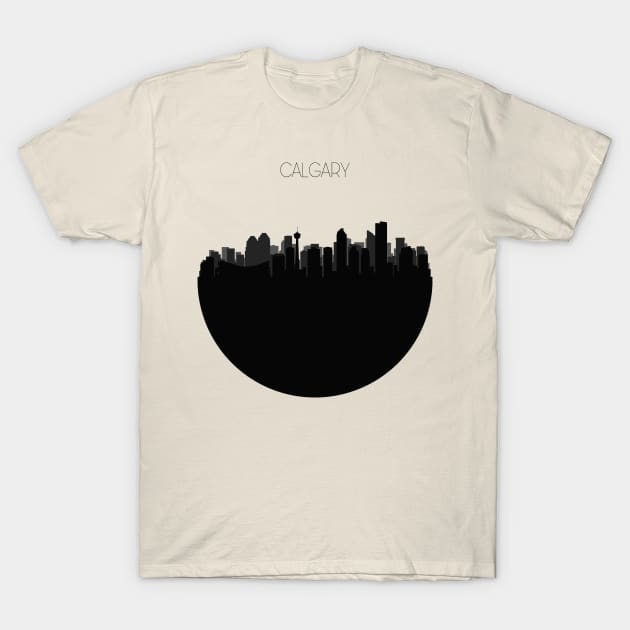 Calgary Skyline T-Shirt by inspirowl